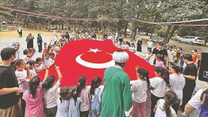 Yaz Kur’an Kursu öğrencileri piknikte