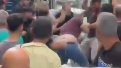 Fatih’te esnaf arasında çekpaslı kavga: Tekme ve yumrular havada uçuştu