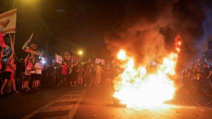 İsrail’de düzenlenen hükümet karşıtı protestolara polisten sert müdahale