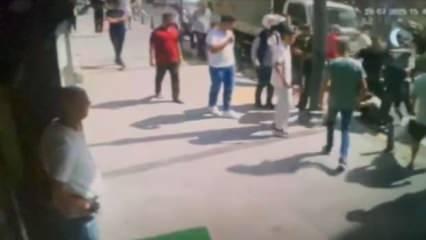 Kağıthane'de yolu kapatan nakliyeciye esnaftan meydan dayağı; o anlar kamerada