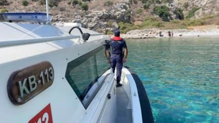 Marmaris'te operasyon! 14 göçmen kurtarıldı
