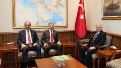 MSB'de üçlü zirve! Kalın, Güler ve Yerlikaya bir araya geldi!