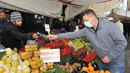 Pazarlarda yeni dönem! Artık kart ile patates, soğan alınabilecek!