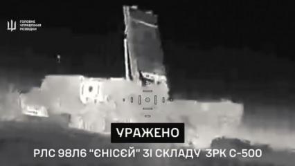 Rusya'ya S-500 darbesi! Ukrayna görüntüleri paylaştı