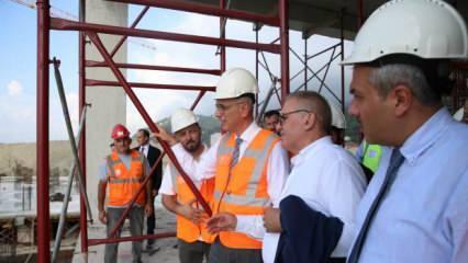 Sağlık Bakanı, Rize Şehir Hastanesi inşaatında: 993 tane izolatör var