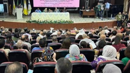 Terör örgütü PKK/YPG'den sözde konferans! Şam yönetiminden sert tepki