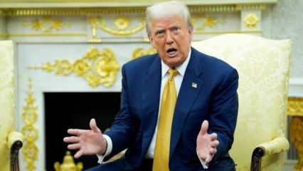 Trump, Beyaz Saray'ın çatısına çıktı: Nükleer füze yerleştireceğini açıkladı