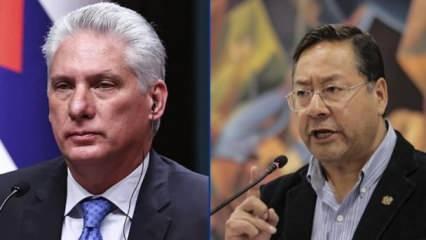 Küba ve Bolivya'dan Maduro'ya destek
