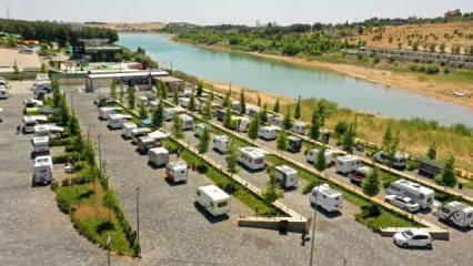 Gaziantep Büyükşehir, Alleben Karavan Park'ta 20 binden fazla ziyaretçi ağırladı