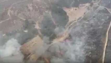 Çanakkale'de havadan çekilen korkunç görüntü: Vali Toraman son durumu paylaştı!