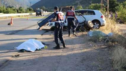 Amasya'da kahreden kaza: Böbreğini verdiği oğluyla birlikte öldü