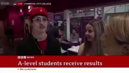 BBC'ye canlı yayında soğuk duş! İngiliz liseli böyle haykırdı