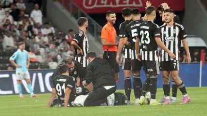 Beşiktaş kötü haberi duyurdu! Genç oyuncunun sakatlığı hakkında açıklama