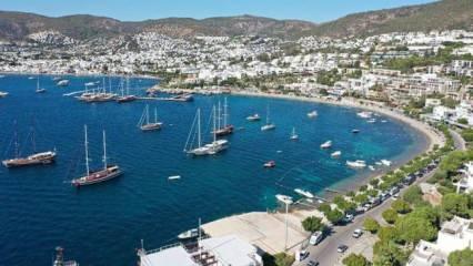 Bodrum'a 7 ayda 570 binin üzerinde yabancı turist geldi