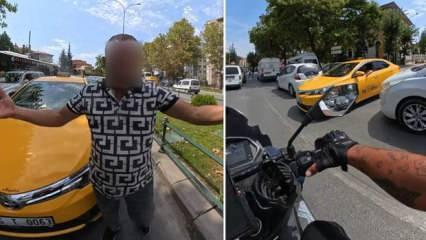 Eskişehir'de kurye ve taksici arasında kavga