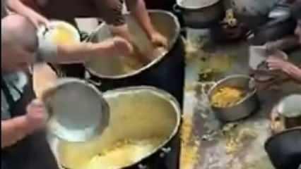 Gazze'de bir yardımseverin yemek bittiğindeki çaresizliği