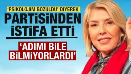  Gülsüm Özer, görevi ve partisinden istifa etti! Sert açıklama: Adımı bile bilmiyorlardı