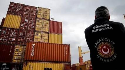 Gümrük Muhafaza ekipleri bir haftada yaklaşık 1,4 ton uyuşturucu ele geçirdi