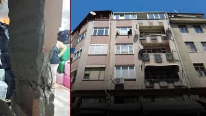 İddialar can alır cinsten! Kolonları patlayan 52 yıllık bina tahliye ediliyor