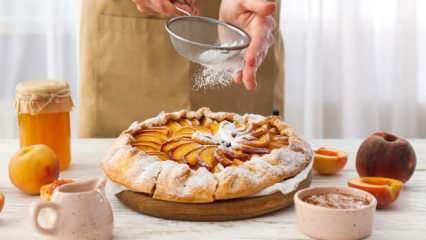 İnce hamur, bol meyve: Şeftalili Galette