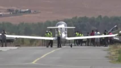 İstanbul semalarında korku dolu anlar! Arızalanan uçak acil iniş yaptı