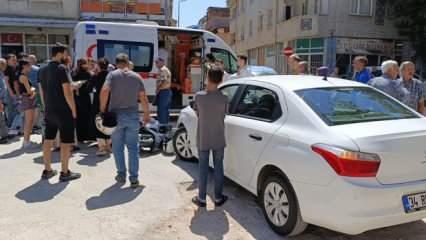Otomobil ile motosiklet kafa kafaya çarpıştı: 2 yaralı