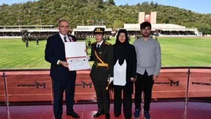 Şehit Ömer Halisdemir'in kızı Elif Nur teğmen oldu