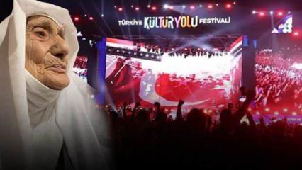Erzurum Kültür Yolu Festivali’ne katılan 92 yaşındaki Şefika ninenin viral olan paylaşımı