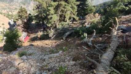 Adana'da feci kaza! Uçuruma yuvarlandılar