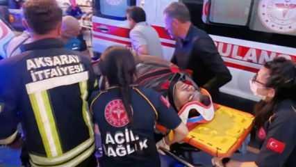 Aksaray’da asansör faciası: 2 ağır yaralı!