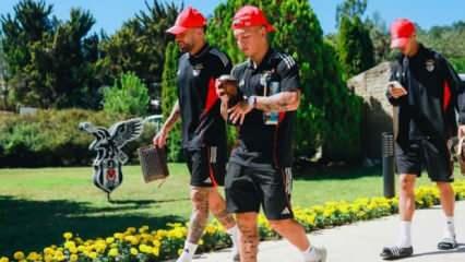 Benfica, Fenerbahçe maçından sonra Beşiktaş'ı ziyaret etti