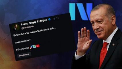 Cumhurbaşkanı Erdoğan'dan NEXT Sosyal hesabından ilk paylaşım!