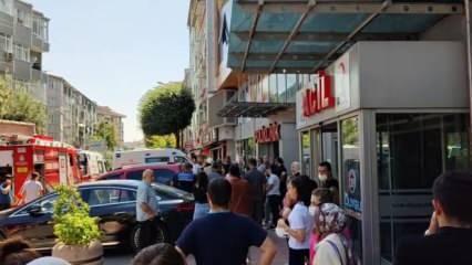 Gaziosmanpaşa'da hastanede yangın paniği!