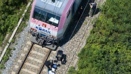 Güney Kore'de feci kaza... Tren ray kenarında çalışan işçilere çarptı! 