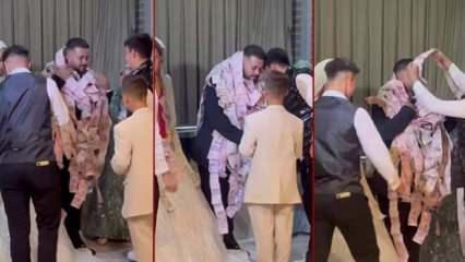 Herkesin hayalindeki düğün! Damat, para yumağında kayboldu