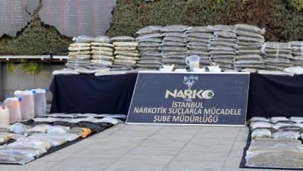 İstanbul’da dev uyuşturucu operasyonu: 512 kilo 786 gram uyuşturucu ele geçirildi