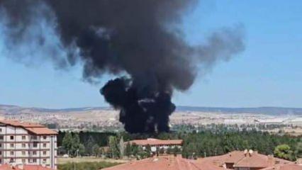 Kütahya Hava Er Eğitim Tugay Komutanlığı'nda yangın!