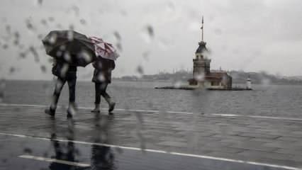Meteoroloji'den son dakika gök gürültülü sağanak yağış uyarısı! İstanbul için saat verildi