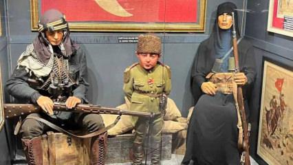 Milli Mücadele’nin kadın kahramanları: Her cephede savaşan Üsteğmen Kara Fatma’da sergide