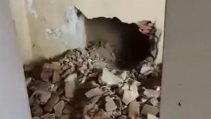Bursa'da akıllara durgunluk veren olay! Evi delik deşik gördü