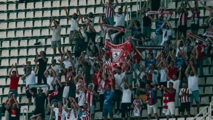 Samsunspor Avrupa'da korku verdi! Atatürk bayrakları Yunanları çileden çıkardı