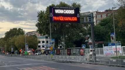 İstanbul'da bugün bazı yollar trafiğe kapatıldı