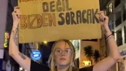  Kadıköy’de tokat gibi pankart! Genç kızın Gazze hatırlatması viral oldu!