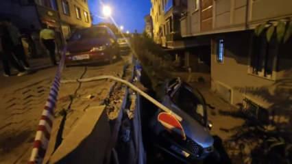 Sancaktepe'de cip apartman boşluğuna düştü: 1 yaralı
