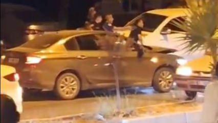 Anne ve babasını darbedip, polisten kaçarken otomobil sürücüsünü rehin aldı