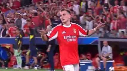 Benfica'da sahnede Kerem var! Gol sevincinde dikkat çeken detay