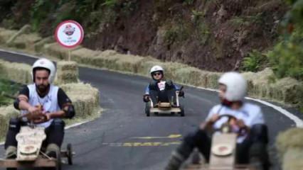 ”Formulaz” yine nefes kesti: Arabayı kucaklayıp finişe koştular