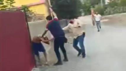 Hapis cezasıyla aranan şahsı yakalayan polislere taşlı saldırı