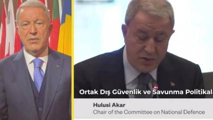 Hulusi Akar'dan AB'ye: Gazze'deki soykırımı görmezden gelmek güvenliğinize hizmet etmez