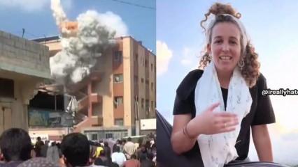 İsrailli Siyonist kadın: Askerlerimize hastaneyi havaya uçurdukları için teşekkür ediyorum